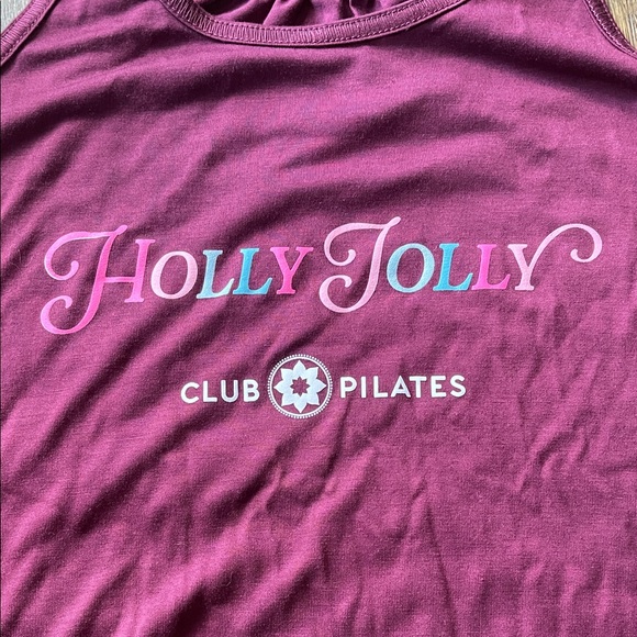 NWT Holly Jolly Club Pilates Tank Top, XL - Picture 2 of 2